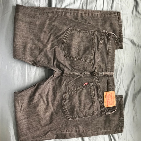 Levi’s jeans 33x32 slim straight dark grey - Picture 2 of 5